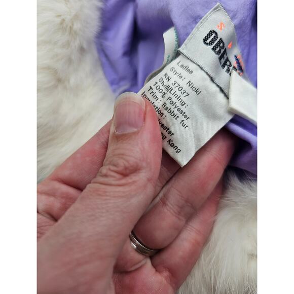 Obermeyer Lavender Fur-Lined Hat - Picture 5 of 7